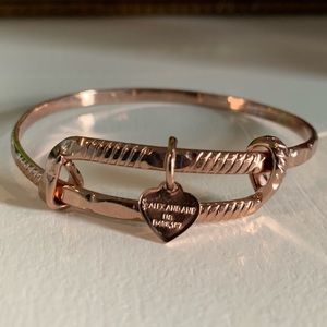 Rose Gold Alex and Ani bracelet